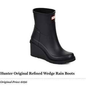 Hunter Original Wedge Rain Boots